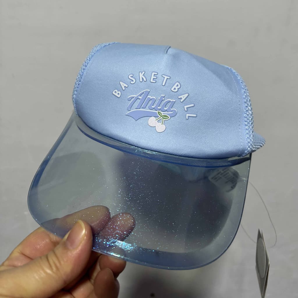 Chapéu de sol de verão genuíno para crianças Anta, treinamento ao ar livre, corrida, meninas, esportes, caminhoneiro3924
