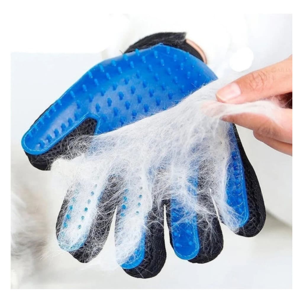 Luva Escova Pet Nano Magnética – Remove Pelos de Gatos e Cachorros com Facilidade