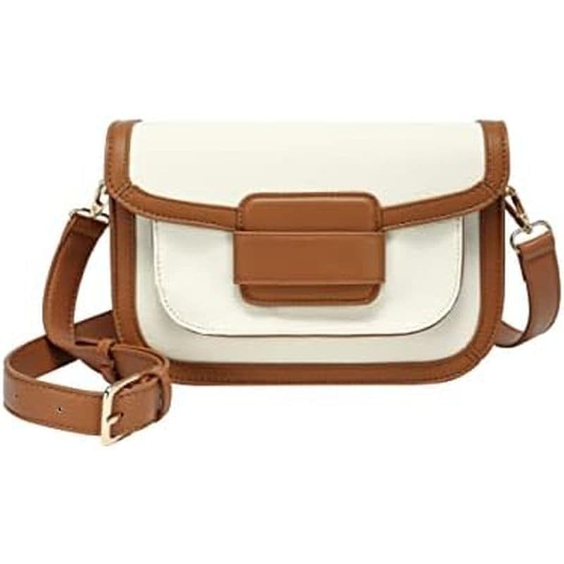 Bolsa Daisy Rose Cross Body Com Fecho Magnético-De Ombro De Couro Vegano PU