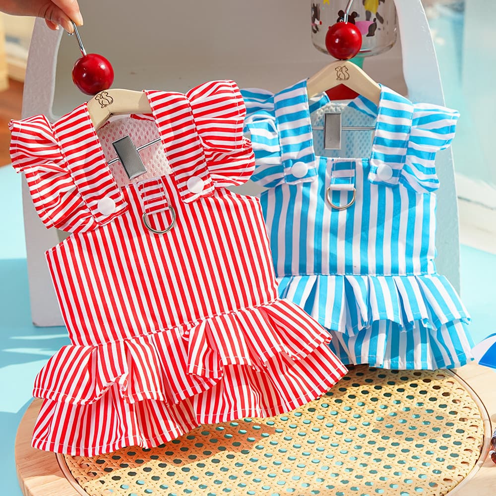 Roupas para cães, roupas para gatos, roupas para animais de estimação, roupas para cães estilo princesa, vestido suspens