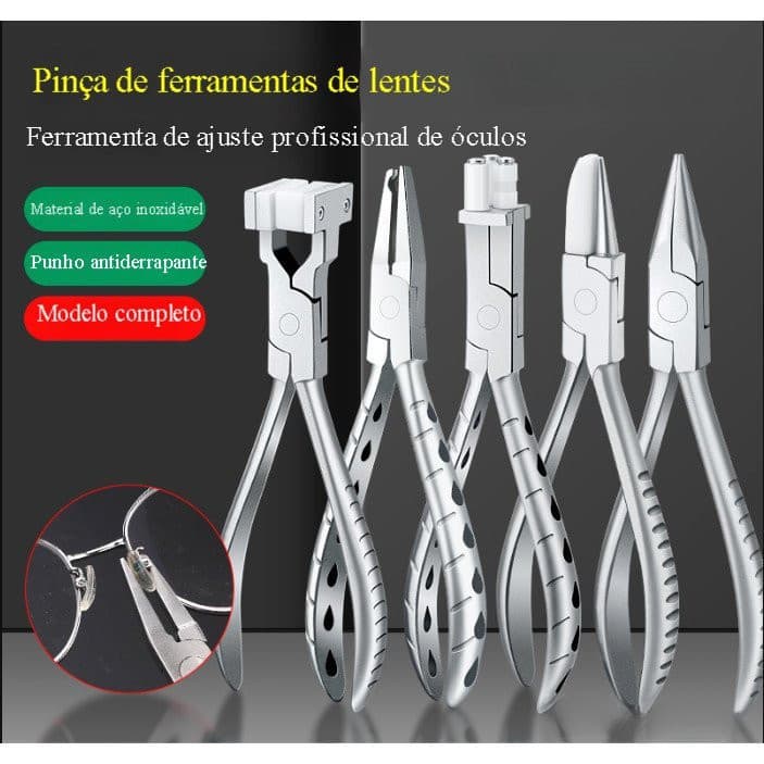 Conjunto De Ferramentas De Ajuste De Óculos , Alicates De Reparo Almofada Nasal , Ferramenta 8OWE