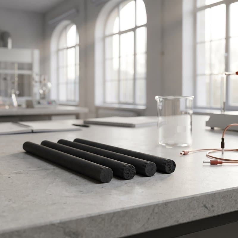 🚗 4Peças Varas De Grafite Preto Para Uso Decorativo E Laboratório