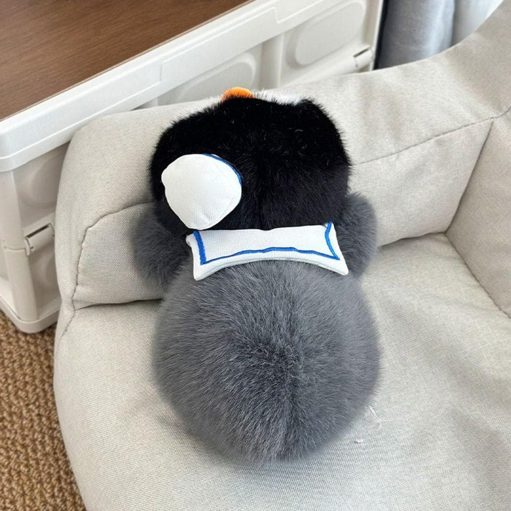 Brinquedos De Pelúcia De Pinguim De Desenho Animado , Algodão PP Fofo Cosplay Boneca Marinha , Feita À Mão