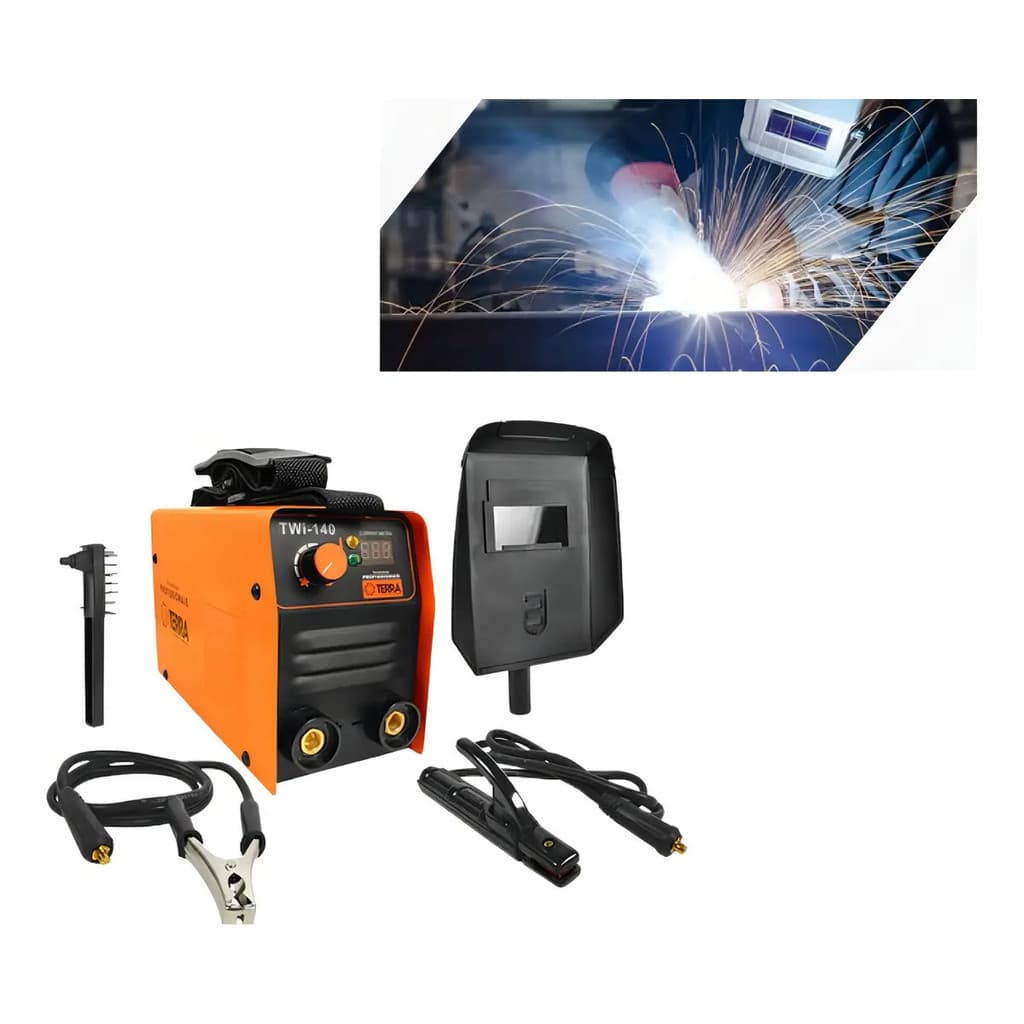 Máquina Solda Inversora Terra TWI-140 Bivolt IGBT Digital