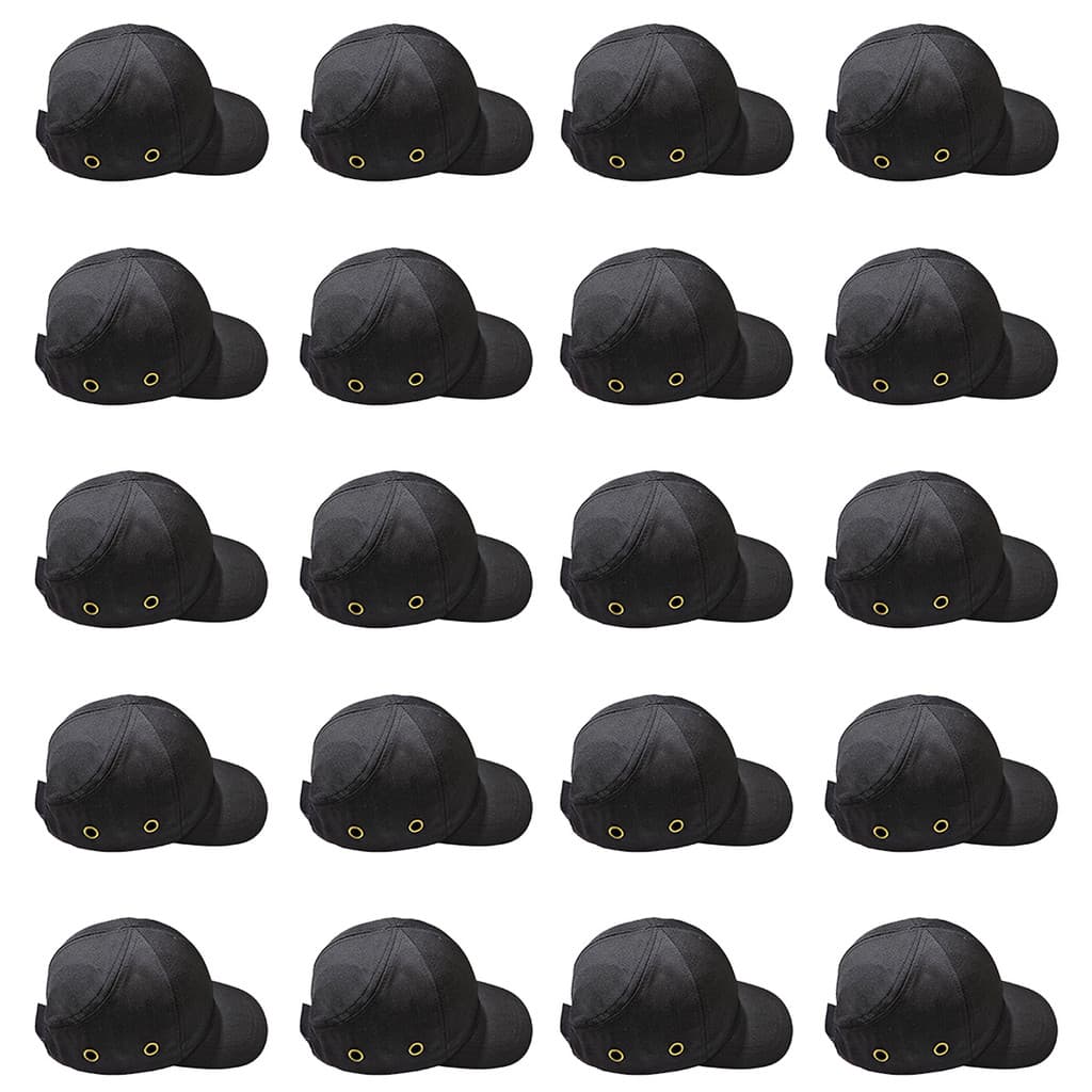 Bone com Capacete EPI Kit 20 Uni Obra Seguranca do Trabalho Casquete Reparo Construcao Oficina Protecao