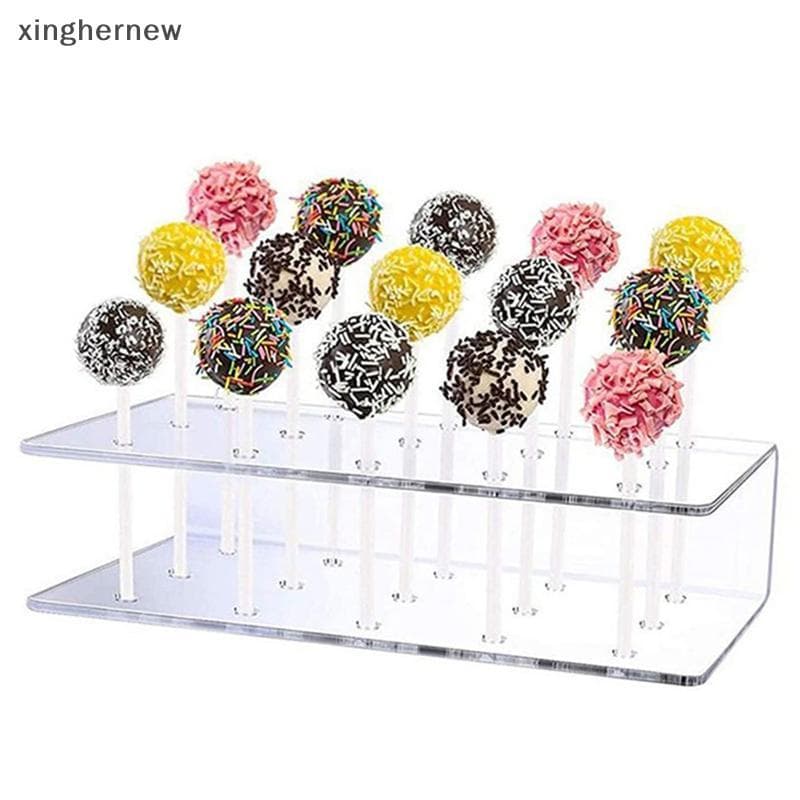 xinghernew Suporte De Pirulito Para Bolo , Acrílico Com 15 Furos , Transparente E Durável Doces Festa De Casamento , Ani