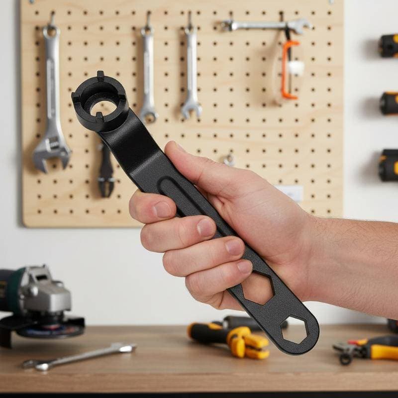 Chave De Desmontagem Ajustável De Quatro Garras , Ferramenta Multifuncional Para Rebarbadora , Reparo Diário De Hardware