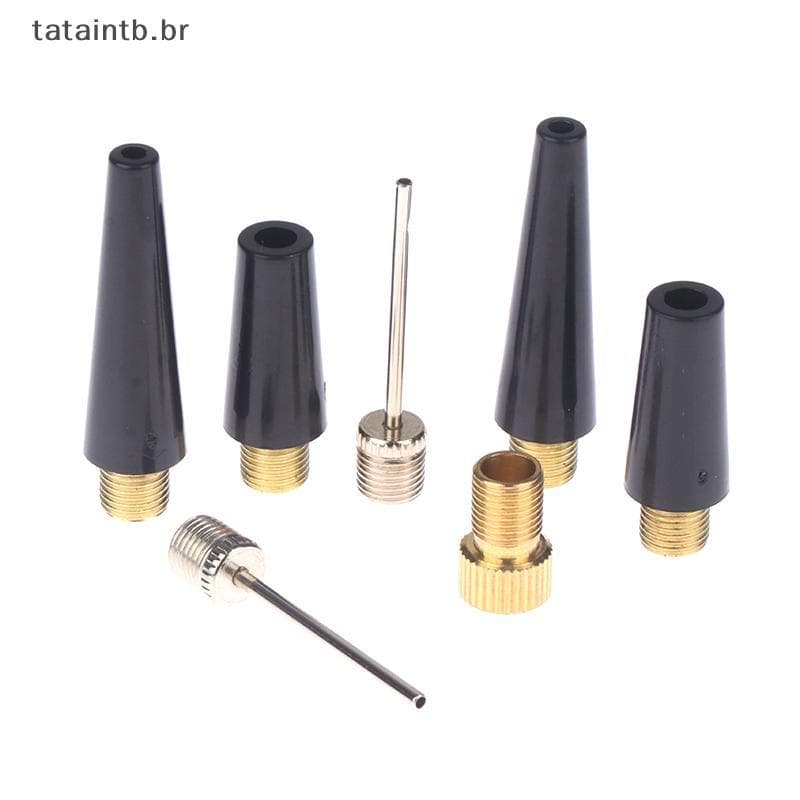 [TaTa] 2 Conjuntos De Kit Adaptador De Bico De Agulha De Bola , Válvula De Ar Inflável , Bomba Para Futebol , Basquete ,