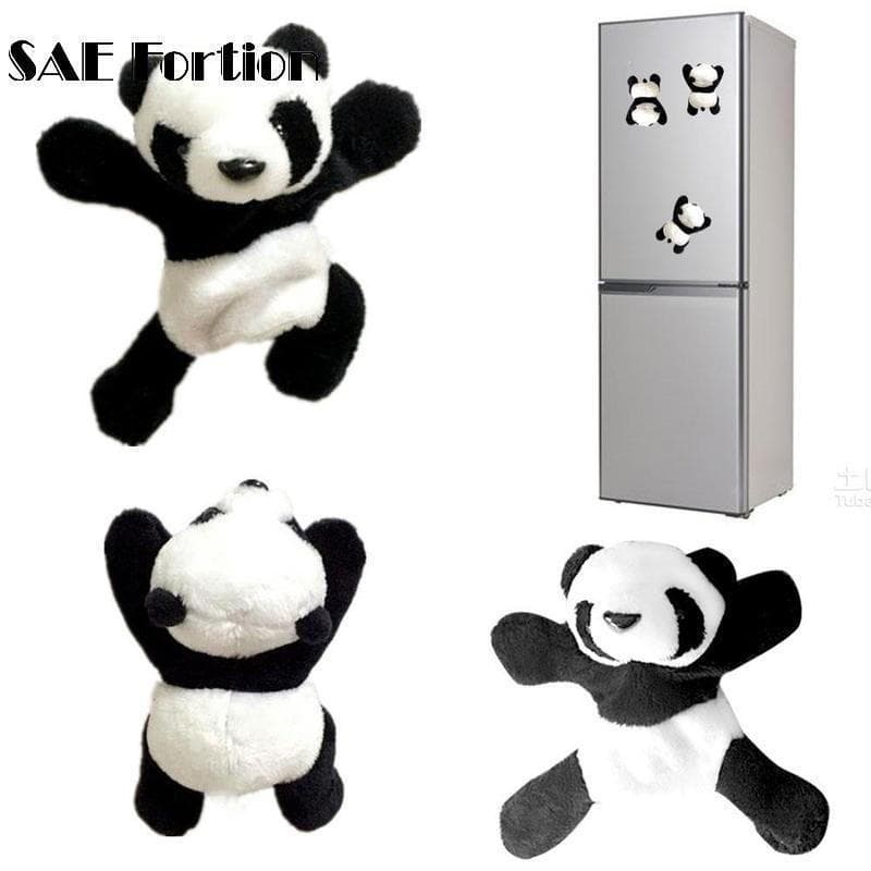 Adesivo Magnético Para Geladeira , Pelúcia Macia , Panda , Festival , Presentes , Lembrança De Turismo