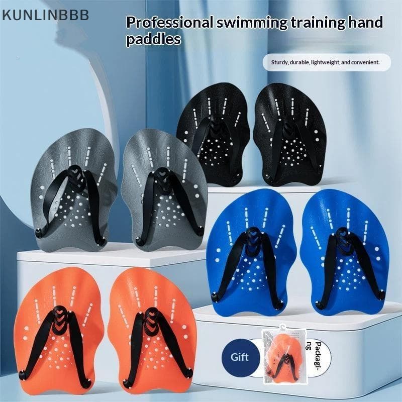 KUNLINBBB Luvas De Treinamento Ajustáveis Para Natação , Pás Ergonômicas De Silicone Macio Homens E Mulheres , Mergulho