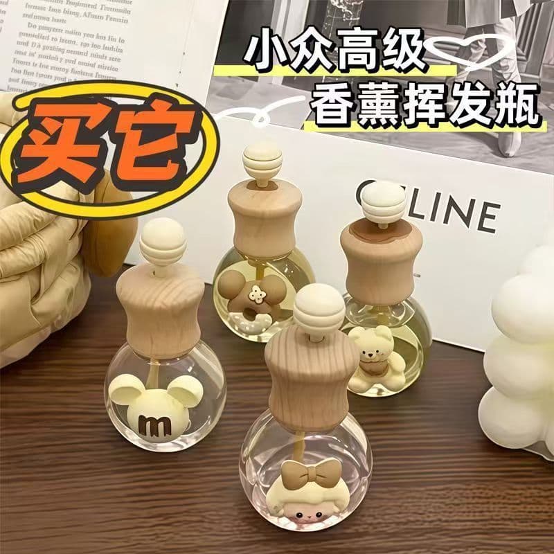 [Estoque pronto] Frasco de Perfume para saída de ar Aromaterapia Garrafa vazia Carro Quarto Banheiro Aromaterapia Carro