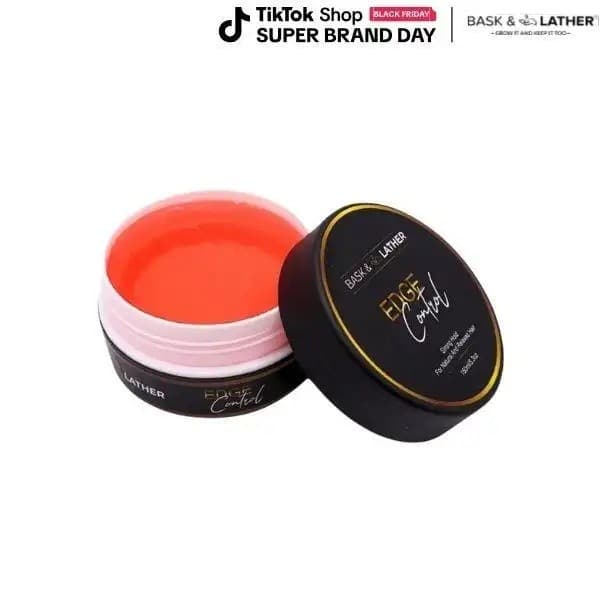 Forte Fixação - Bordas Grossas - Gel de Controle de Bordas BASK AND LATHER para Cuidado Capilar