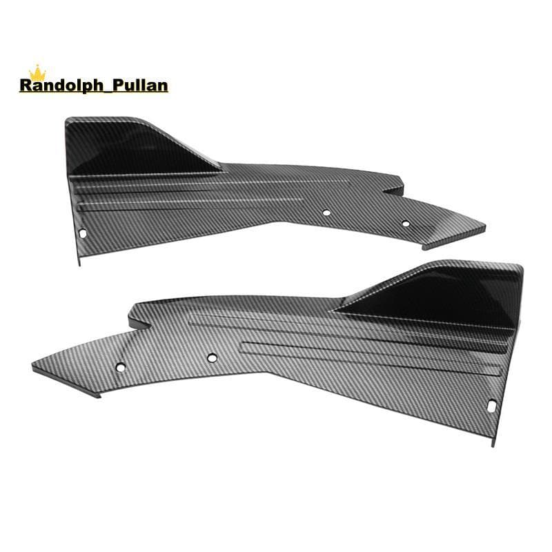 [Concessional H] 48cm Protetor De Para-Choque Traseiro Canards Divisor Saia Lateral Guarda Corpo Kits Capa Adesivo Acess