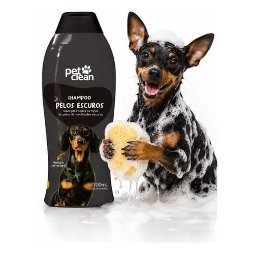 Shampoo Condicionador Cães Gatos 700ml Pet Clean Fragrância Aloe Vera