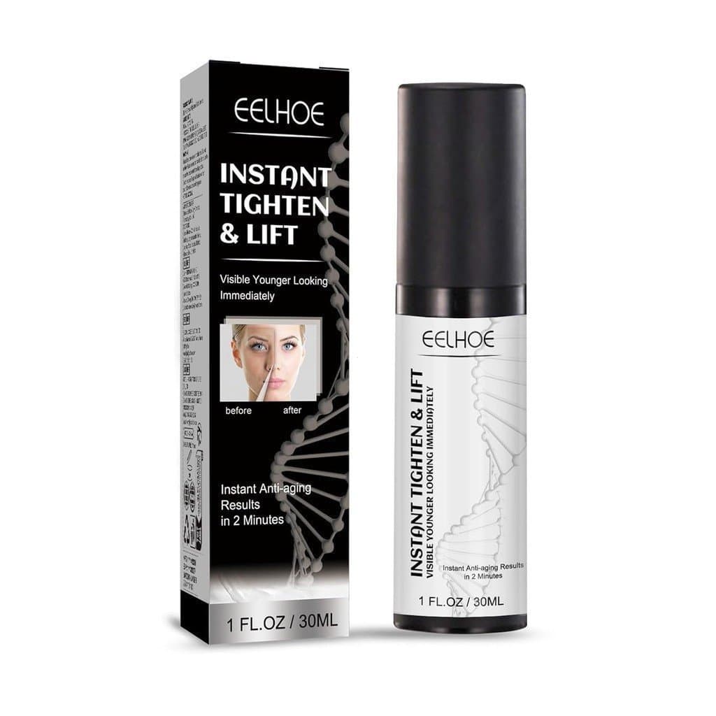 Sérum Instantâneo para Lifting e Firmeza Facial com Ácido Hialurônico e Vitamina C – Reduz Rugas, Linhas Finas e Inchaço