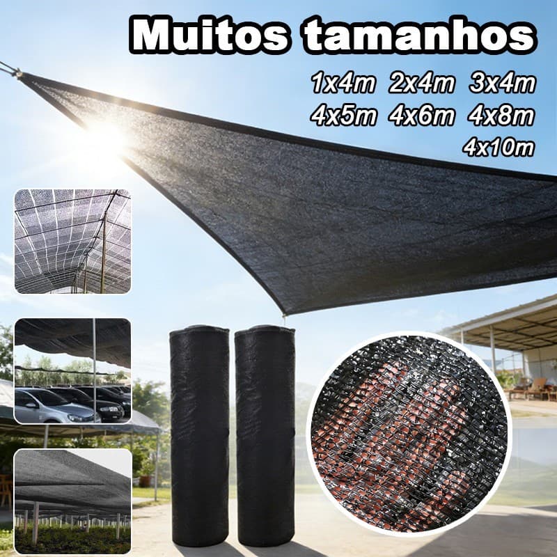 Tela Sombrite 30% UV Tela Sombrite 30% Para Horta Jardim Estufa Pergolado Piscina Decoração Até 10m