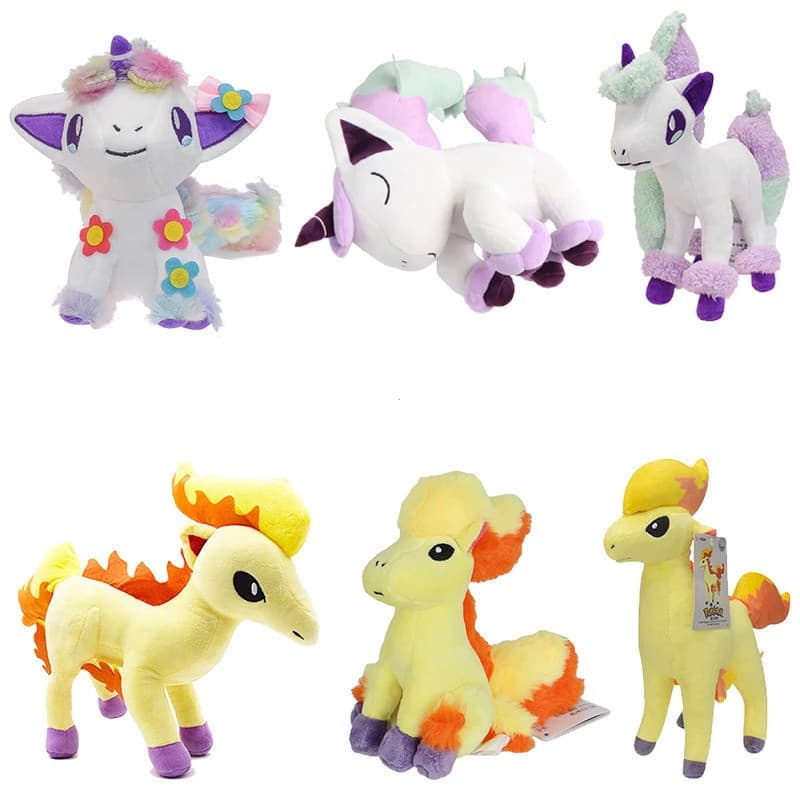 Galarian Ponyta Pokemon Brinquedo De Pelúcia Rapidash Gallopa Bonito Cavalo Boneca Recheada Macia Galar Região Ponyta An