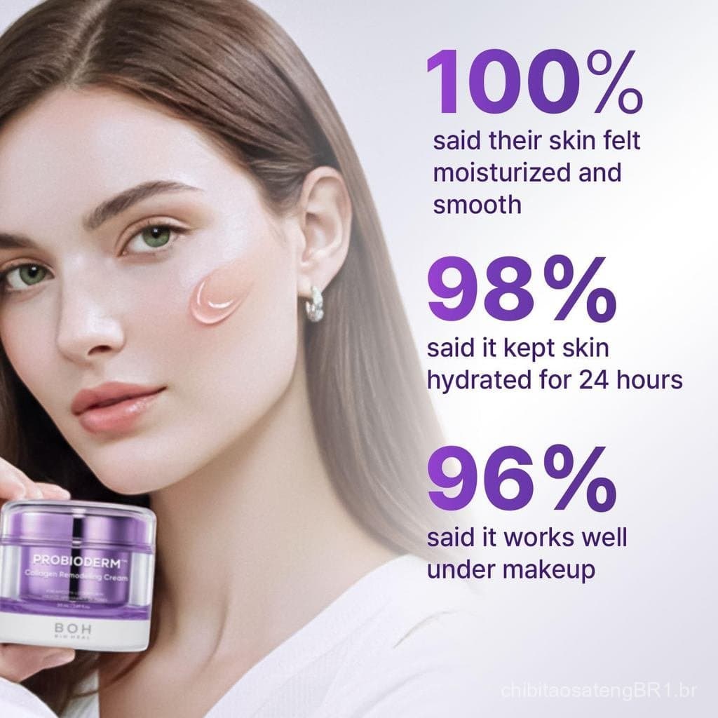 BIOHEAL BOH Probioderm ™   Creme Remodelador de Colágeno 1,69 fl oz (50 ml) |   Creme Redutor de Poros com 150.000 Cápsu