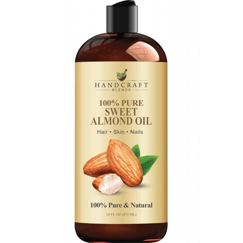 HandcraftBlendsÓleoDeAmêndoa | 100% Puro e | Óleo para Banho e Corpo | Óleo Carreador de Qualidade Premium | | Cabelo |