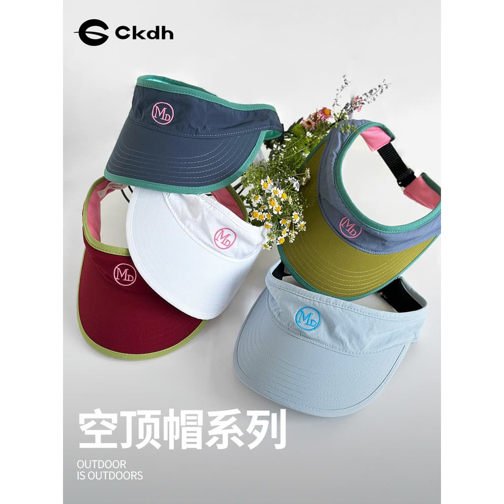 CKDH Outdoor Mountain Series Contraste Cor Vazio Cartola Homens Mulheres 2026 Verão Viagem Chapéu de Sol Caminhadas Esca