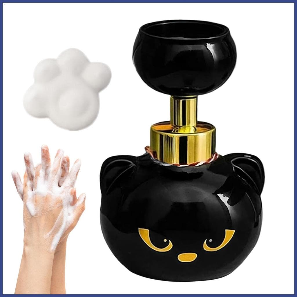 Dispensador De Sabão De Espuma Bonito Reutilizável Vazio Shampoo Lavagem Detergente Recarregável Forma Pata Garrafa Bomb