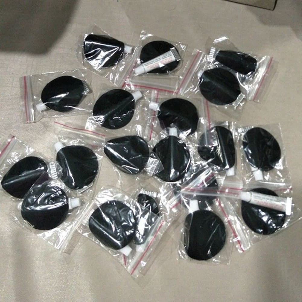 2 Conjuntos De Kit De Reparo De Remendos De Cola Para Colchão De Ar PVC Inflável Cama Sofá De Barco