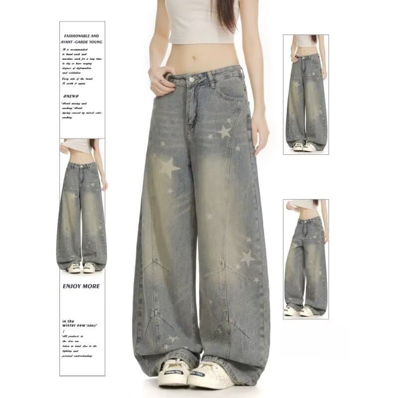 Estilo Hong Kong na moda masculina verão novo estilo 2026 carta única Jeans Hip Hop ins na moda High Street na moda rufi