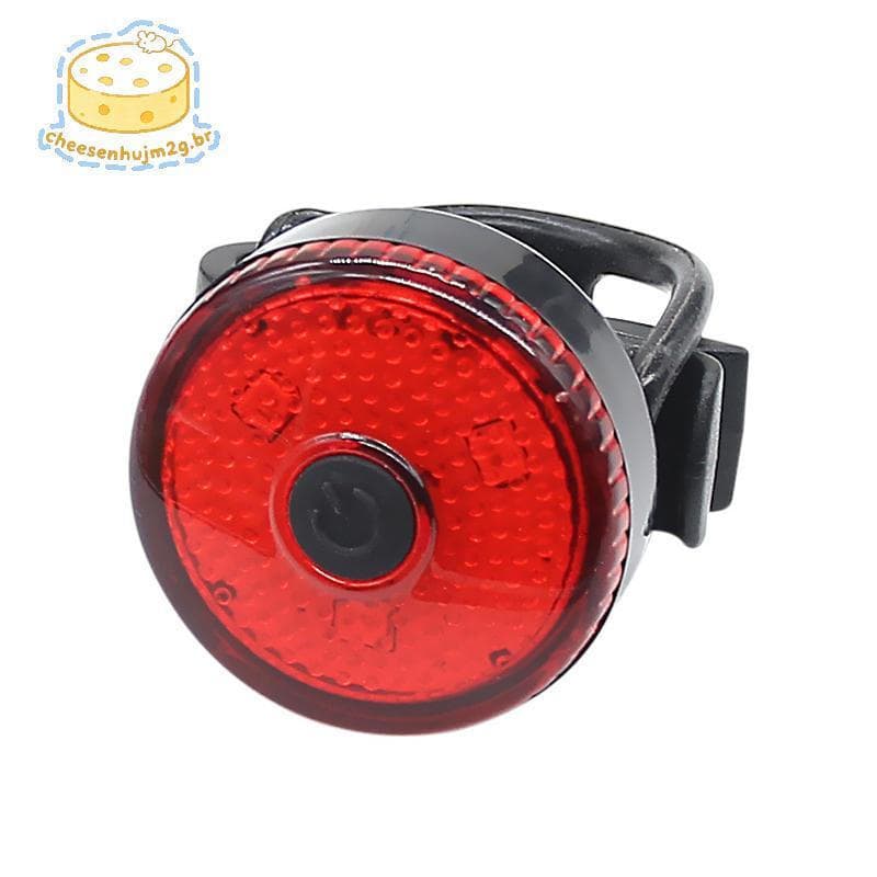 cheesenhujm2g Luz Traseira De Bicicleta LED USB Recarregável De Advertência De Segurança Alarme Lâmpada À Prova D'água C