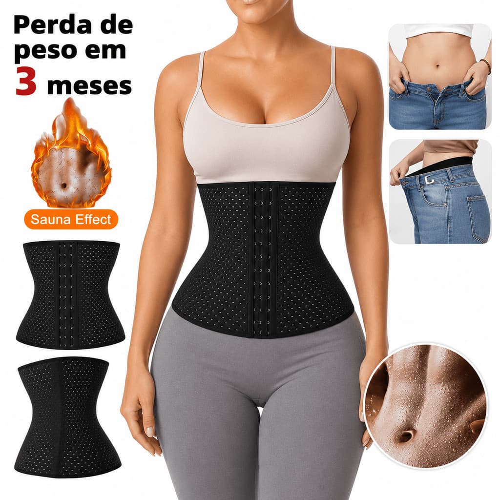Women's Abdominal Belt 4 FINS Lose Weight Fast Adjustable Shaping Slimming Waist
