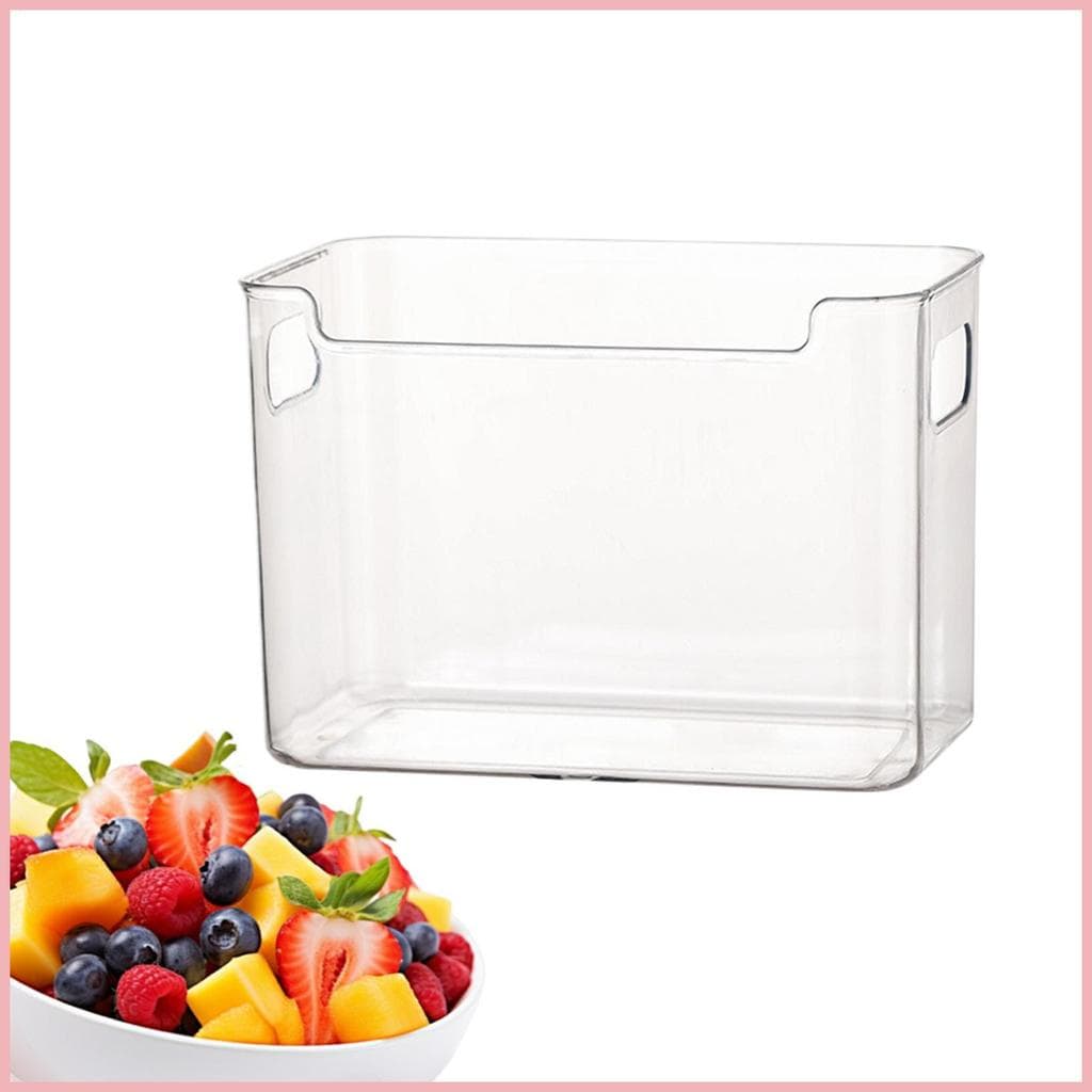 Caixas Organizadoras De Geladeira Transparentes , De Armazenamento De Alimentos , Freezer , Organizador Com Alça Para Co
