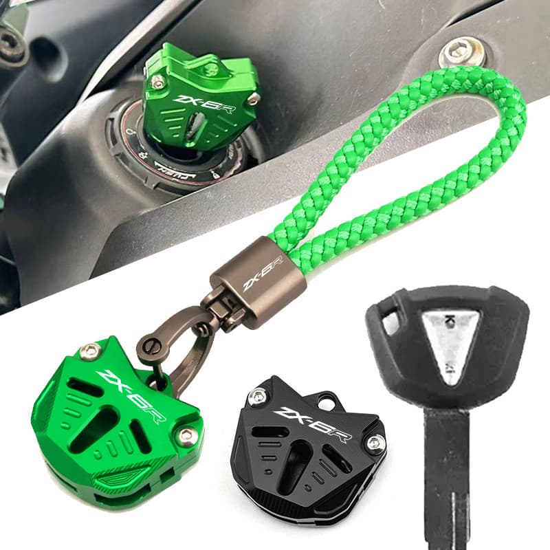 Capa De Proteção De Chave Decorativa Acessórios Para KAWASAKI Ninja 650 400 ZX6R 1000SX ZX10R Z900 Z650 Z900RS Z1000 Z40