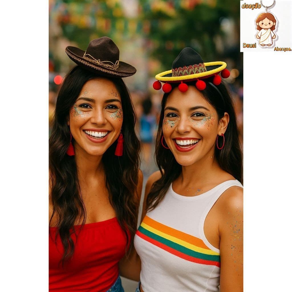 Tiara Chapéu Sombreiro Mexicano Festa Fantasia