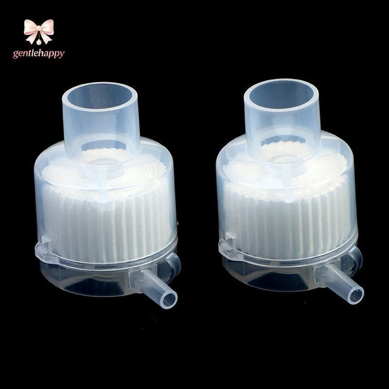Gentlehappy 2 Peças Trocadores De Umidade De Calor Esterilizados Descartáveis Filtro De Traqueostomia br