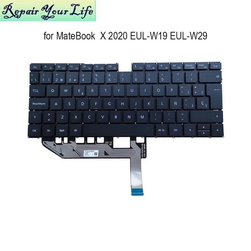 Seja Teclado Espanhol Francês Para Huawei Matebook X 2020 EUL-W19P W19 W29 W29P 2020 SP/ES Espanha Ajuste Teclados De La
