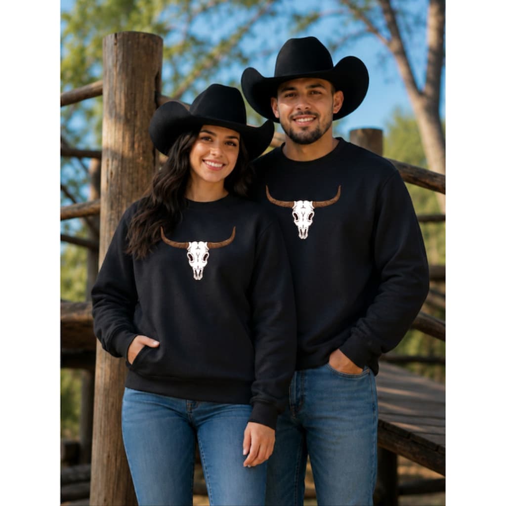 Moletom Careca Unissex Gola Redonda Casaco Masculino Feminino Flanelado Frio Algodão Blusa Agro Country Barretão