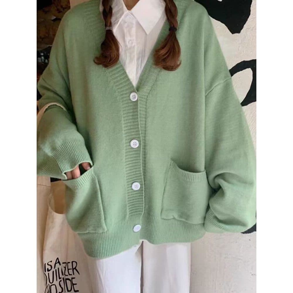 Junior JK malhas Cardigan de manga comprida k7730 feminino jaqueta júnior estilo japonês estilo Preppy feminino doce fem