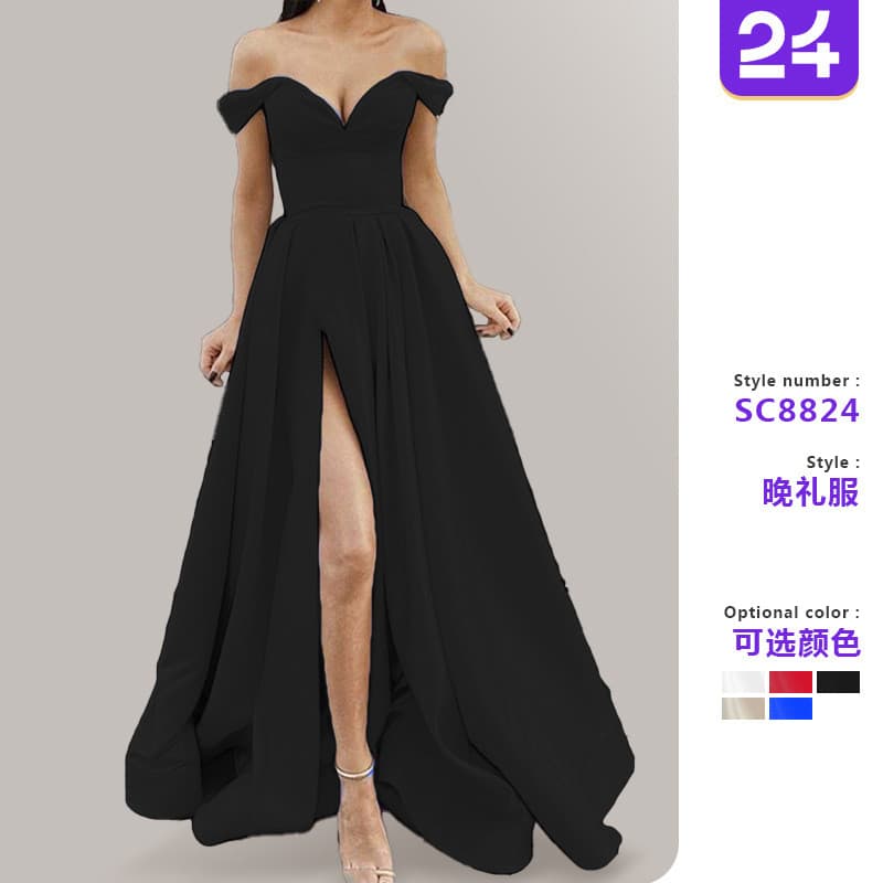 Primavera novas roupas femininas multicolorido tubo superior com decote em V Halter volta grande balanço vestido dividid
