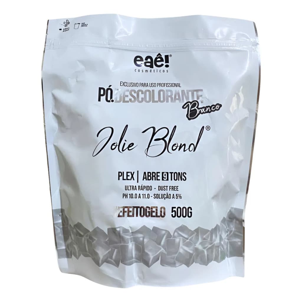 Eaê Pó Descolorante Branco Efeito Gelo Ultra Rápido 500Gr