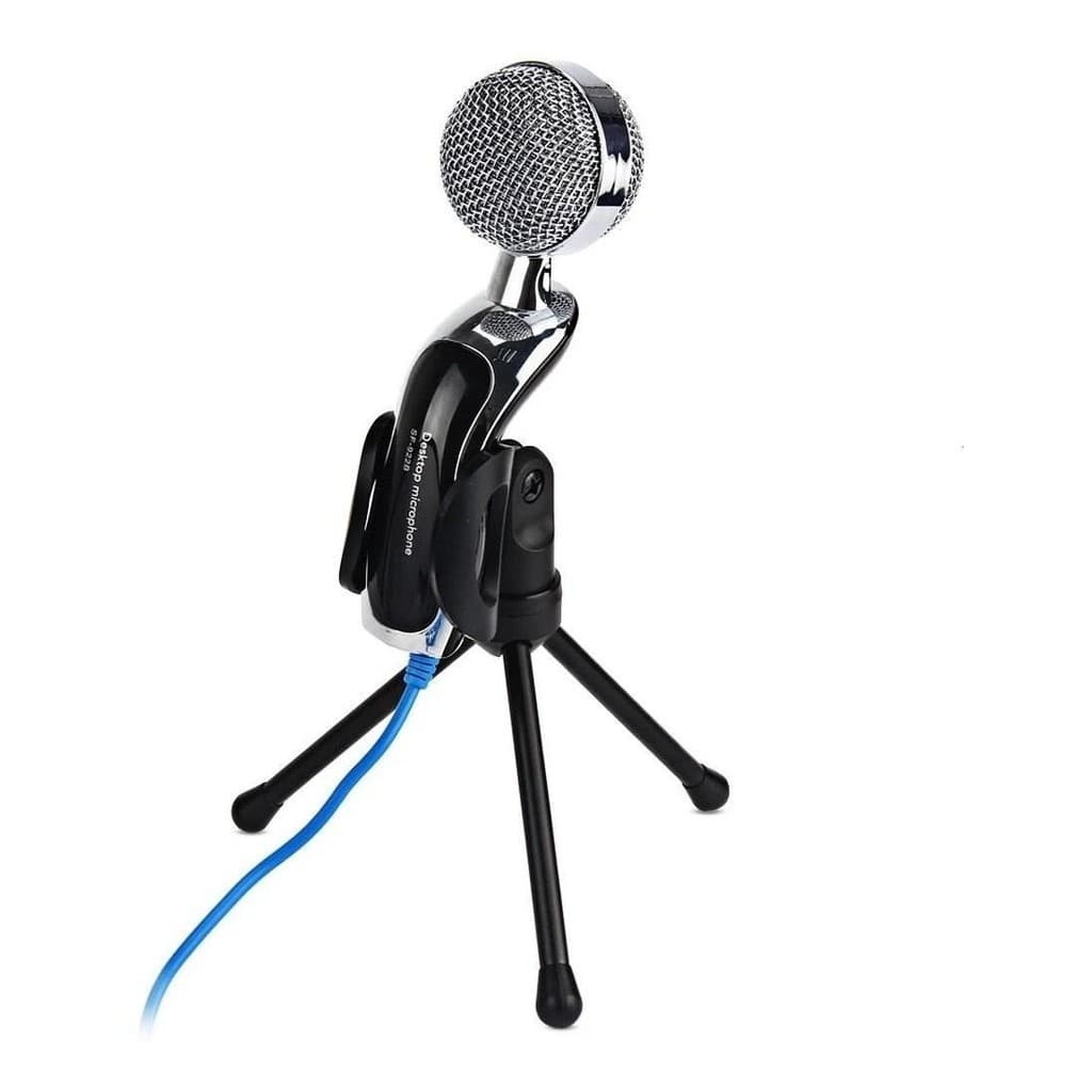 Microfone Profissional Condensador De Mesa Para Estúdio Alta Qualidade Sf401