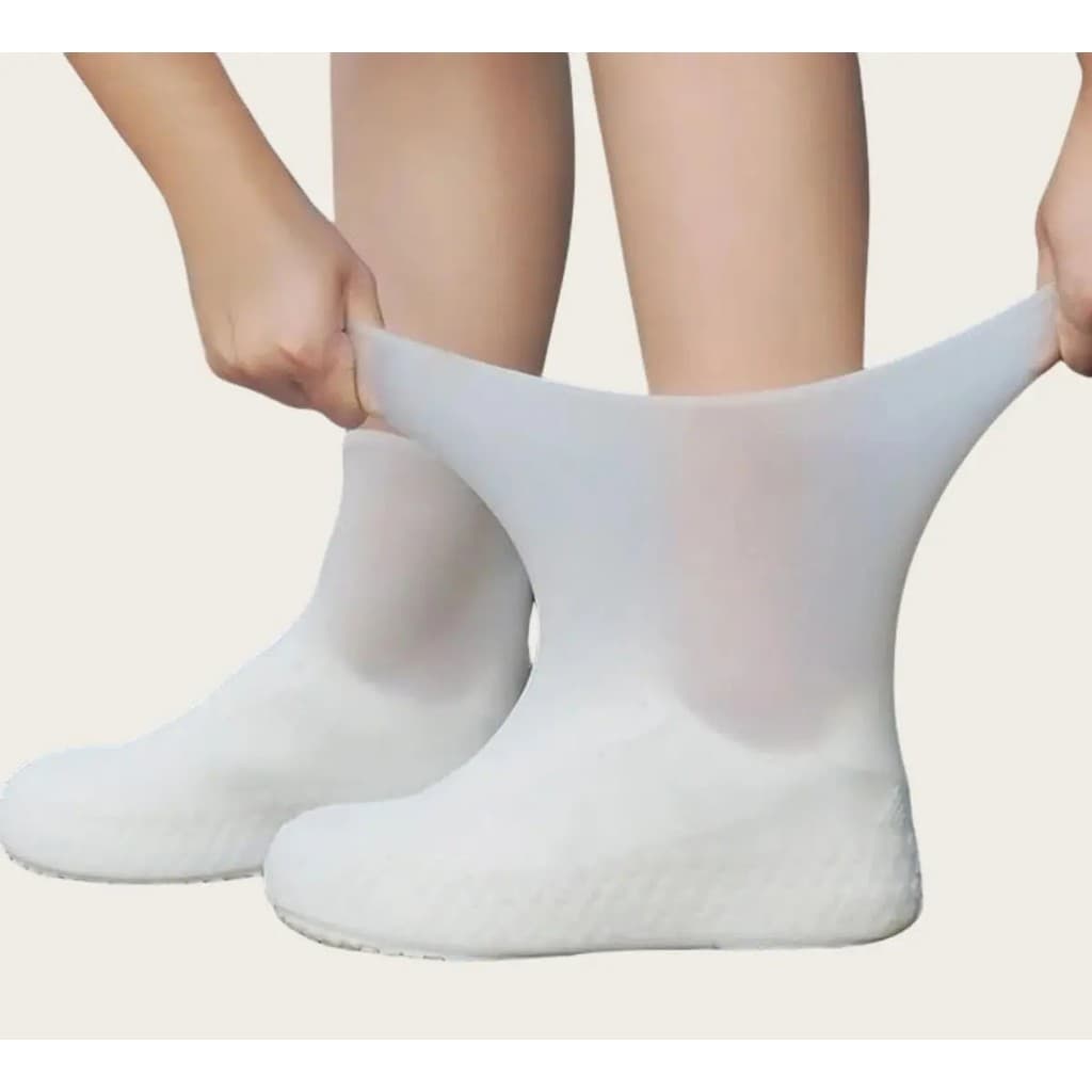 Botas de chuva reutilizáveis, leves, reforçadas, resistentes ao desgaste, para caminhada/casa/viagem, presente para o Di