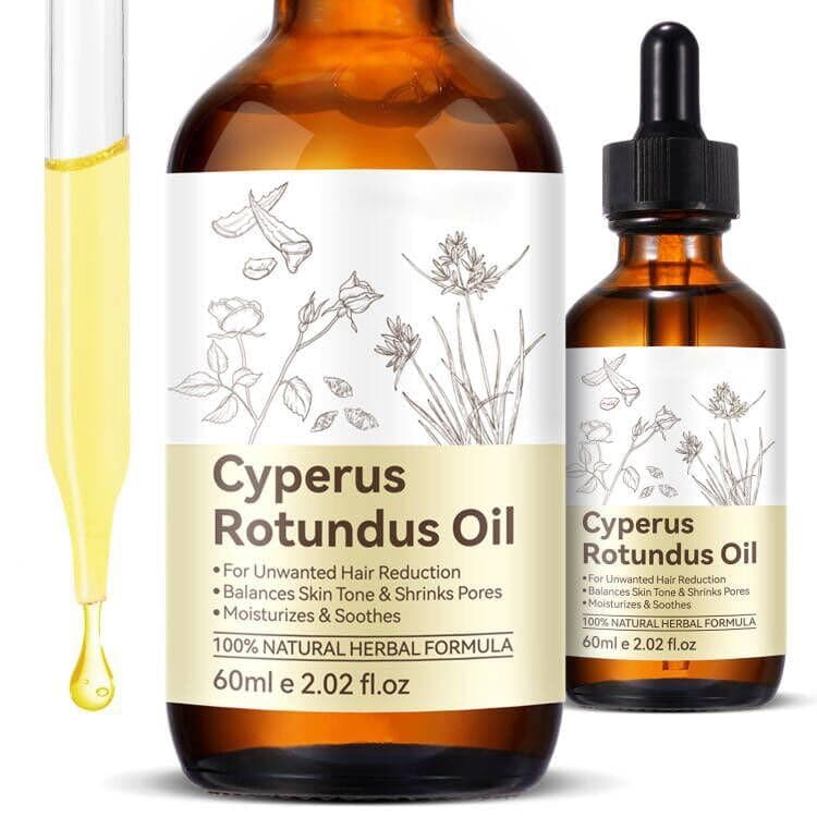 Óleo de Cyperus Rotundus, Natural para Reduzir o Crescimento de Pelos Corporais, Óleo de Cyperus Rotundus para Remoção d