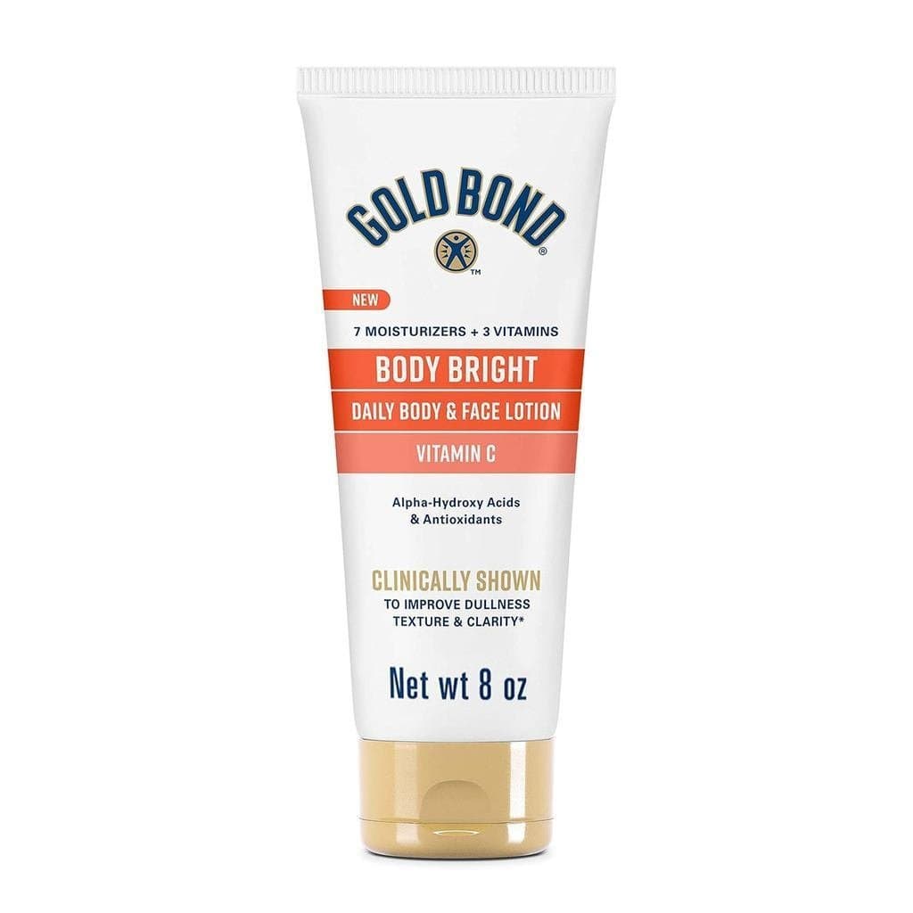 Loção Corporal e Facial Gold Bond Body Bright Daily com Vitamina C, 8 oz. CAEZ