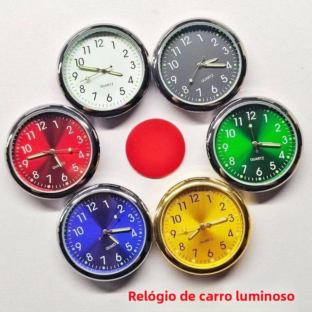 Relógio com mostrador de carro, veículo elétrico de motocicleta, à prova d'água, relógio eletrônico de alta precisão, re