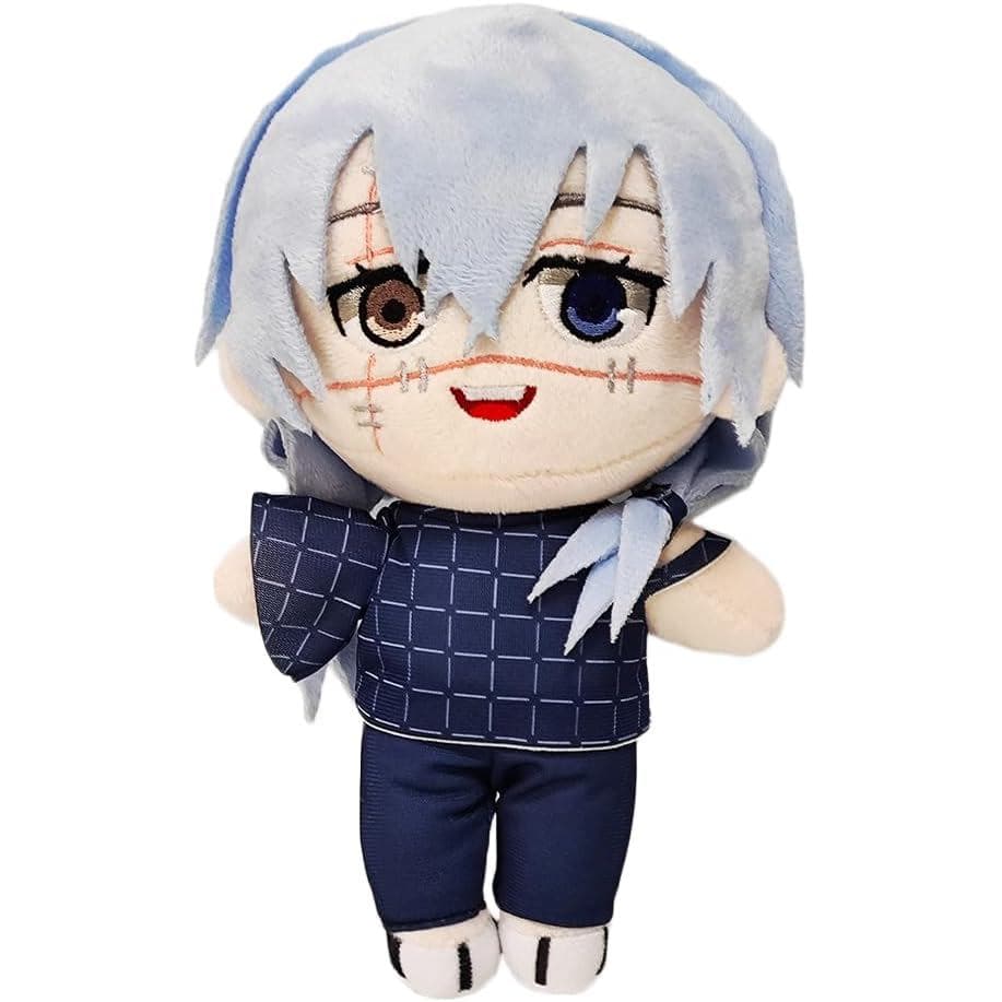 JCvCX Boneco de Pelúcia Fofo de Menino com Três Tranças, Boneco de Pelúcia Macio, Almofada de Pelúcia
