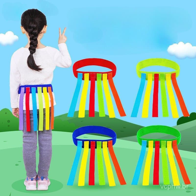 Kids Interactive Catch Tail Game Agarrar Cinto Puxar Rabos Atividade Crianças Jardim Educação Infantil Brinquedo