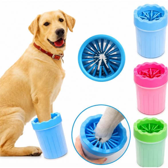 Limpa Patas Cachorro De Animais Em Silicone