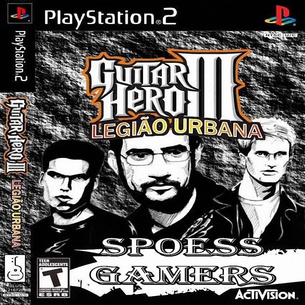 Guitar Hero Legiao Urbana + Brind Guitar 1 Ps2 Patch