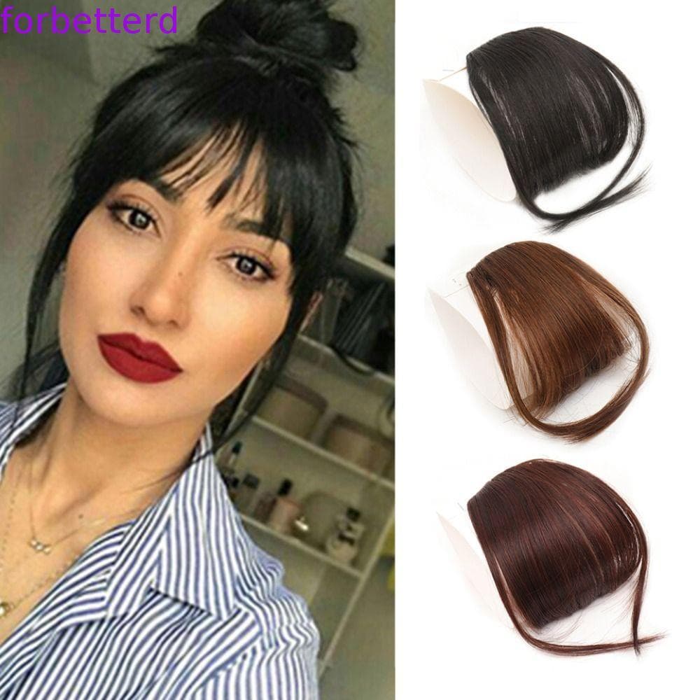 FORBETTERD Franja De Ar Sintética , Fibra Resistente Ao Calor , Acessórios Para Cabelo , Extensão De Mulheres Falsas , C