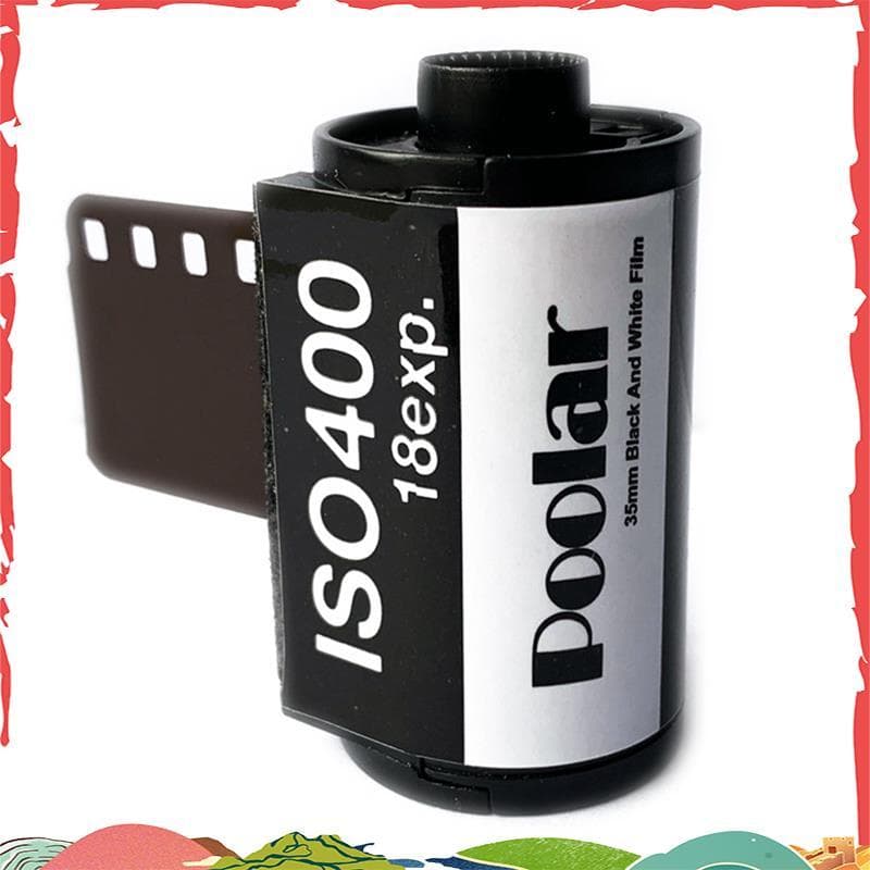 400 Filme De Prática Para Iniciantes , Vintage Câmera , Kits De Estúdio Fotográfico , 35mm , 18 Folhas Asa/Iso , Preto E