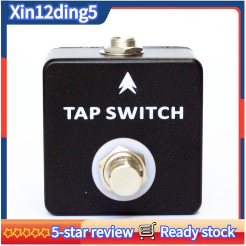 Guitarra Única Torneira Atraso Completo Metal Efeito Pedal Tempo Interruptor 1/4 " Footswitch